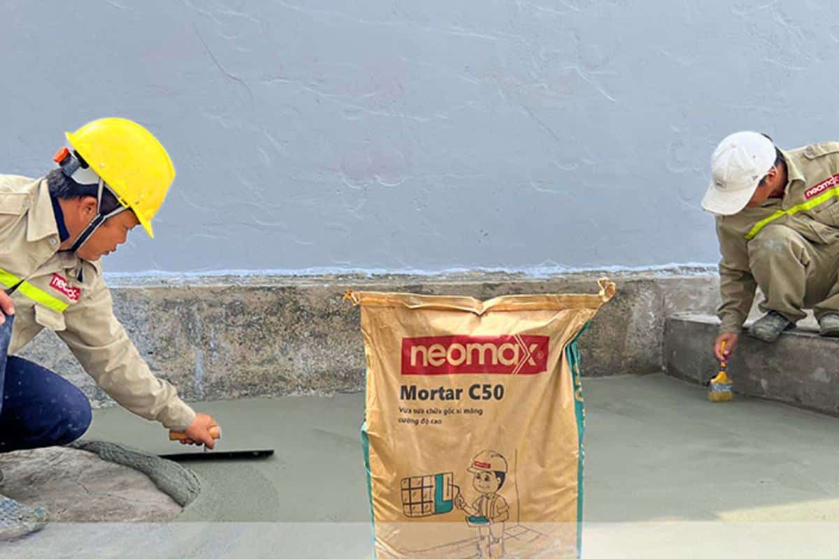  Neomax® Mortar C50 có cường độ chịu nén và uốn cao